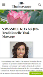 Mobile Screenshot of jib-thaimassage.de