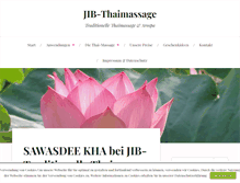 Tablet Screenshot of jib-thaimassage.de